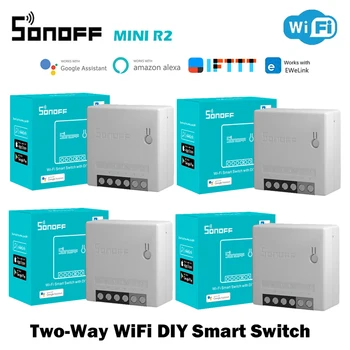SONOFF Mini R2 DIY Wifi Smart Switch Časovač Bezdrôtové Spínače Smart Home Automation Kompatibilný So Alexa Domovská stránka Google App eWelink