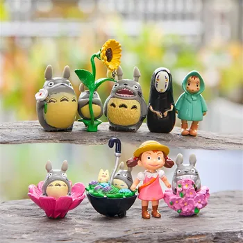 9pcs/set 3-6typ Hayao Miyazaki Totoro Môže Akčné Figúrky Pre Deti Darček