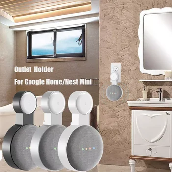 Wall Mount Držiak pre Google Domov Mini (1. Generácie) Google Hniezdo Mini (2st Gen) Kábel Riadenia pre Google Mini Smart Reproduktor