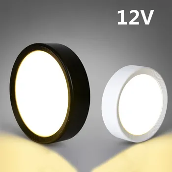 Ultra Tenký LED Downlight DC12V 3W 5W 7W 9W 12W 15W 18W LED Spot Light Nepremokavé Povrchovú montáž LED Spálňa Stropné Lampy