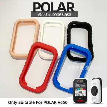POLAR V650 ochranné prípade Silikónový ochranný obal Kompatibilný s POLÁRNYCH V650 GPS požičovňa ochrany počítača obrazovku film