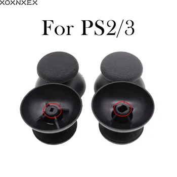2 ks Plastových Čierna Analógový Thumbstick Palec Stick Nahradiť Pre PS2, PS3 Pro Controller Vysokej Kvality Thumbstick Spp