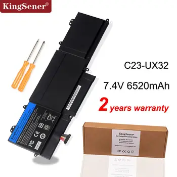 KingSener Nové C23-UX32 Notebook Batéria pre ASUS VivoBook U38N U38N-C4004H ZenBook UX32 UX32V UX32A UX32VD 7.4 V 6520mAh