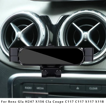 Nastaviteľné Car Phone Mount Držiak Na Mercedes Benz Gla H247 X156 Cla Kupé C117 C117 X117 X118 2019 Auto Interiérové Doplnky