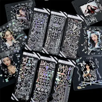 Kórejský INY Galaxy Série Snowflake noty Samolepky Photo Album Star Naháňa Scrapbooking Idol Karty Originálne Nálepky