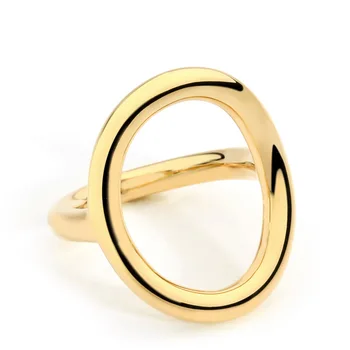 VAROLE Nové Príchodu Studenej Snubné Prstene pre Ženy Nepravidelný kórejský Jednoduchý Štýl Kolo Medený Prsteň, šperky, Veľkoobchod