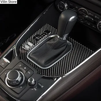 Kožušiny Mazda cx9 2019 2020 LHD RHD zubehor Auto innen dekoration Carbon Faser Zentralen Getriebe Auto tura Panel aufkleber