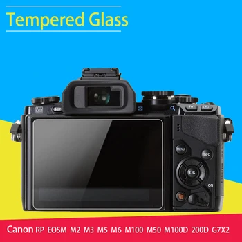 BIZOE Fotoaparát Screen Protector Tvrdeného Film Canon EOS RP R6 M3M5M6 Fotoaparát R6M10M50 Príslušenstvo M100M200 Micro Jeden 100D200DG1X