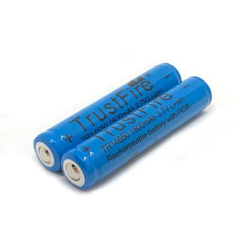 2 ks/veľa TrustFire 14650 3,7 V 1600mAh Lítiové Batérie Nabíjateľné Batérie s Chránené PCB Napájací Zdroj pre LED Baterky