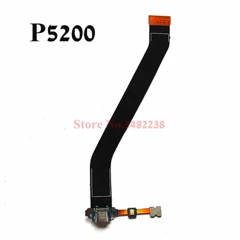 Originálne USB Nabíjací Dok Port Flex kábel Pre Samsung GT-P5220 P5200 P5210 P5220 konektor Nabíjačky s Mikrofónom rada Náhradné