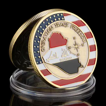 Spojené Štáty Operácie Iracká Sloboda Zberateľskú Medi Á Souovenir Mince Svätého Juraja a Draka Pamätné Mince