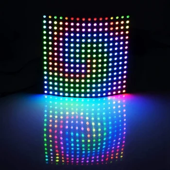 WS2812B LED RGB Flexibilné Pixel Panel 16X16 Individuálne Adresovateľné Panel Svetlo LED Modul Matrix Displej