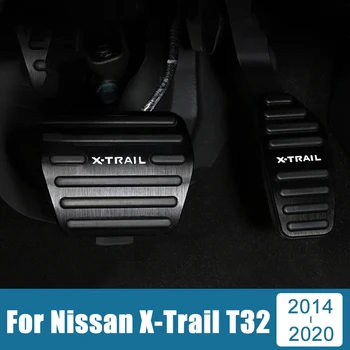 Na Nissan X-Trail X Trail XTrail T32 2014-2019 2020 Hliníkové Auto Nohy Pedál Akcelerátora Paliva Brzdové Pedále Kryt Pad Príslušenstvo