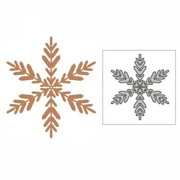 Novú Ihlu Tvarované Snowflake 2020 Rezanie Kovov Zomrie pre DIY Scrapbooking a Karty, Takže Dekoratívne Razba Plavidlo Bez Pečiatky