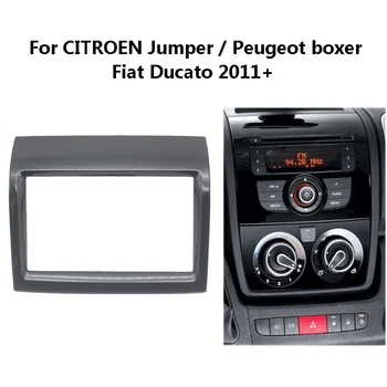 Autorádio Fascia pre CITROEN Jumper/PEUGEOT Boxer/FIAT Ducato Stereo Panel Panel CD Výbava Dvojité 2 Din Inštalačný Rám Auta