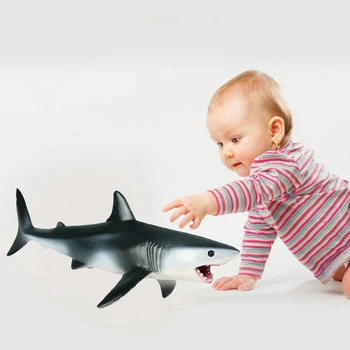 Ručné Bábkové Hračka Presúvať Shark Mäkké Plastové Úst Deti Detský Prst Vzdelávacie Hračky Bábiky Baby Bábky Zvieracie Hlavy Legrační