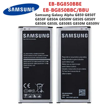 SAMSUNG Pôvodnej EB-BG850BBE EB-BG850BBC/BBU 1860mAh Batérie Pre Samsung Galaxy Alfa G850 G850A G850W G8508S G8509V Č NFC