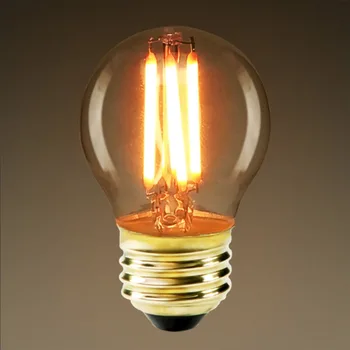 G45 Stmievateľné Led Žiarovky E27 Svete Žiarovku 4 W Edison Led Lampa Teplá Studená Biela Inscandents Ekvivalent 40W Dekoratívne Osvetlenie