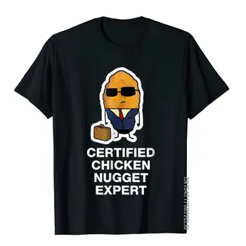 Certifikované Kuracie Nugget Expert T-Shirt Prevládajúce 3D Štýl Tričko Bavlna Dospelých Tees Lete