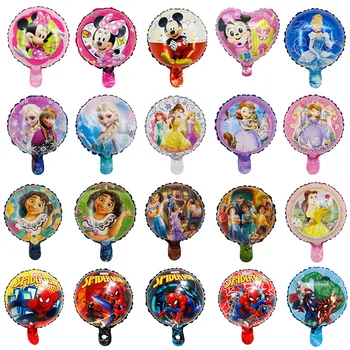 50/100 Disney Mickey Mouse Mrazené Princezná 10 inch Balón Narodeniny, Party Dekorácie Hrdina Balón Baby Sprcha Dodávky Deti Hračky