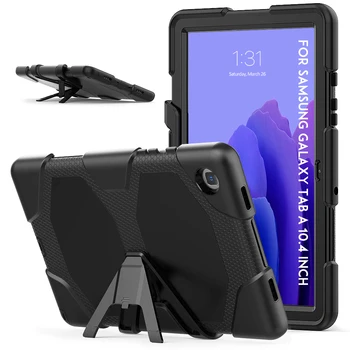 Ťažká Ochrana puzdro pre Samsung Galaxy Tab A7 10.4 Prípade 2020-T500 T505 T507 Mäkké Silikónové celého tela Kryt s Stojan