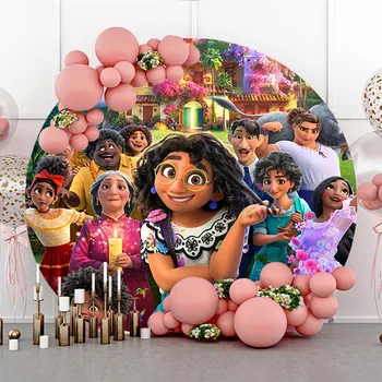 Disney Kolo Encanto Mirabel Narodeninovej Party Dekorácie Dekorácie Pozadie Photozone Pozadí Strany Prípade Slávnostné Dodávky