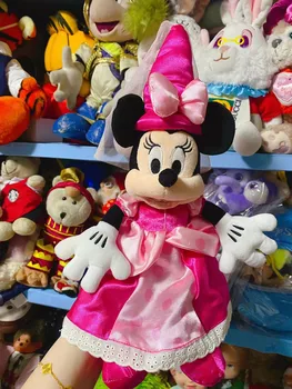 35 CM Originál Disney Minnie Klobúk Cosplay Obrie Cartoon Plyšové Hračky Bábiku Vysokú Kvalitu Narodeniny Vianočný Darček Pre Deti