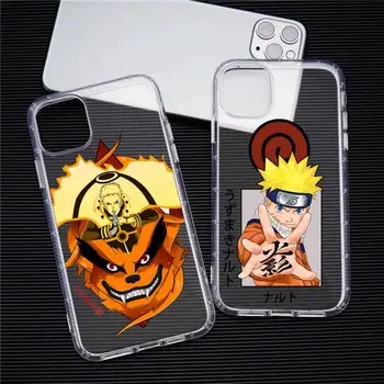 Uzumaki Naruto Telefón puzdro Pre iphone 14 Plus 13 12 Mini 11 Pro Max XS X XR Mäkké Priehľadný Kryt