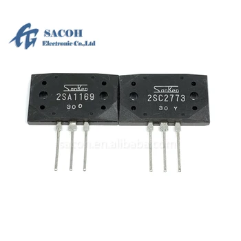 Nové Vyrobené v Číne 5Pairs(10PCS)/Veľa 2SA1169 A1169 + 2SC2773 C2773 MT-200 15A 200V Kremíka NPN + PNP zariadenie na epitaxiálny Planárne Tranzistor