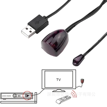 Praktický USB Adaptér Infračervený IR Diaľkové Extender Repeater Prijímač aj Vysielač sa Vzťahuje na Všetky Zariadenia na Diaľkové Ovládanie