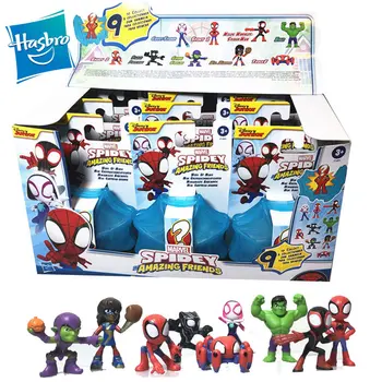Hasbro Marvel Spidey a Jeho Úžasných Priateľov, Slepé Okno Spiderman Km Morales Deti Hračky Mnoho Mini Bábiky Hračky pre Deti