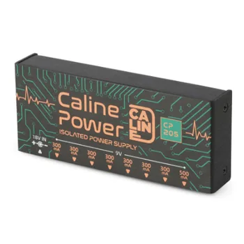 Caline CP-205 Pedál Efekt, Napájanie Transparentné Multi DC Napájanie 8 Výstupmi, S USB Portom 18V Napájací Adaptér