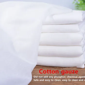 100 cm*145 cm Čistá bavlna biela perlinkové tkaniny tkaniny Dieťa sliny uterák, plienka bavlnená tkanina, Potravinárske, zdravotnícke wholesale100% Bavlna urob si sám
