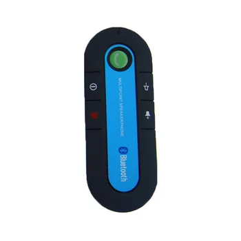 Bluetooth Hands free Súprava Bezdrôtového Audio Prijímač Reproduktor Telefónu Hudobný Prehrávač MP3, Slnečná Clona Klip Viacbodové Potlačením Hluku