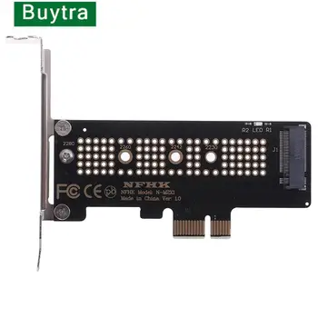 NVMe PCIe M. 2 NGFF SSD do PCIe x1 karty adaptéra PCIe x1 M. 2 karta s držiakom