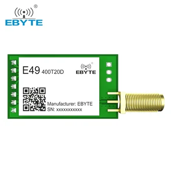 433MHz Bezdrôtový Vysielač a Prijímač Modul 20dBm 100mW GFSK EBYTE E49-400T20D RF Modul DIP Ultra-Vysoko Nákladovo Efektívne