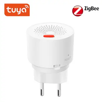 Tuya Zigbee Smart Úniku Plynu Detektor Práce S Tuya Zigbee Hub Horľavý Zemný Alarm Senzor Pre Bezpečnostný Alarm Systém