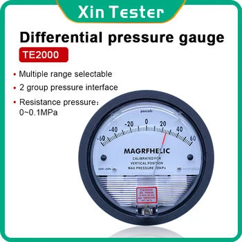 Xin Tester Micro rozdiel rozchod clean room/chov negatívne tlakomer -30-30Pa 0-60Pa iný rozsah merania
