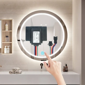 DC12V smart mirror dotykový senzor stmievania LED spínač kúpeľňa zrkadlo na líčenie defogging funkcia