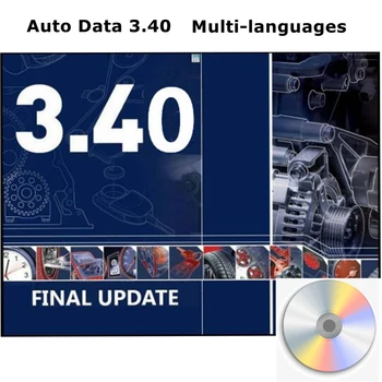 2022 Hot Predaj Auto Údaje 3.40 Auto Opravy Softvéru Multi-jazyky Poslať CD Príručka Verzia Diaľkového Automobilového Auto Nástroj Software