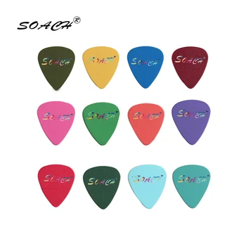 SOACH 10pcs 3 druhy hrúbka nové značky gitara výbery basy Čisté farebné obrázky kvality tlače vybrať Gitarové príslušenstvo