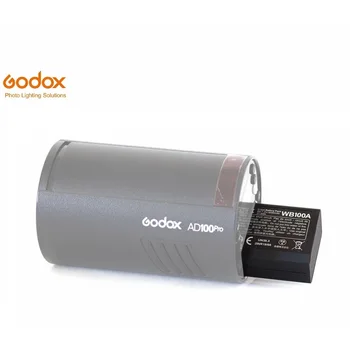 Godox WB100 Batérie WB100A Lítium-DC 7,2 V 3000mAh 21.6 W Pre AD100 Pro Ring72 Makro LED Svetlo Krúžok