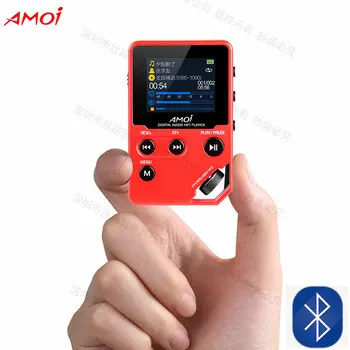 Amoi C10 HiFi MP3 Prehrávač Hudby Bluetooth 5.0 HD Mini Športy, Behanie DAC Rádio FM TF smernice o nebezpečných LÁTKACH Ebook Stereo Rekordér Trackwheel Walkman