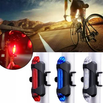 Požičovňa LED zadné svetlo Prenosné Svetlo USB Štýl Nabíjateľná Bike Príslušenstvo Horúce Bicykli jazda na Bicykli Zadné zadné Svetlo Bezpečnosti Upozorniť Svetlo