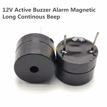 5 ks Originál 12V Aktívny Alarm Buzzer Magnetické Dlhé Priebežné Tónom Zvonenia 12*9,5 mm reproduktor Siréna SOT plastové rúrky dĺžka