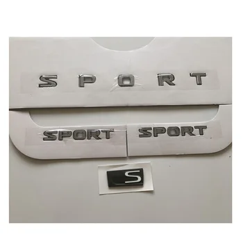 Chrome Písmená Šport S Blatník Veka batožinového priestoru Odznaky Emblémy Odznak Znak Nálepka pre Lexus LX570 Šport