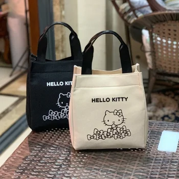 Sanrio Hello Kitty Prenosné Kozmetická Taška Make-Up Prípade Wash Bag Ženy Make-Up Kabelku Obed Box Vrece Kabelka Organizátor Bentoy Kawaii