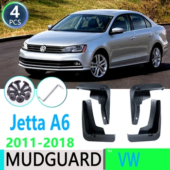 pre Volkswagen VW Jetta A6 5C6 Mk6 6 2011~2018 Auto Blatník Blatníka Blato Klapky Stráže Splash Klapka Blatníky Auto Príslušenstvo