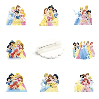 Disney Princess Znaky Anime Brošne Akryl Odznaky Kolíky Epoxidové Živice Brošne Módne Smalt Šperky, Darčeky pre Dievčatá PRS01