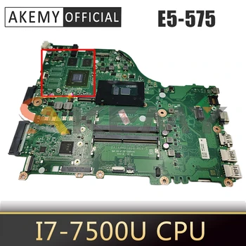 Pre ACER Aspire E5-575 i7-7500U Notebook Doske DAZAAMB8D0 X16 SR2ZV N16S-GT1-KB-A2 DDR4 Notebook Doska